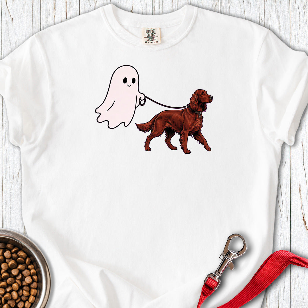 Irish Setter Ghost Walk Premium Tee — White