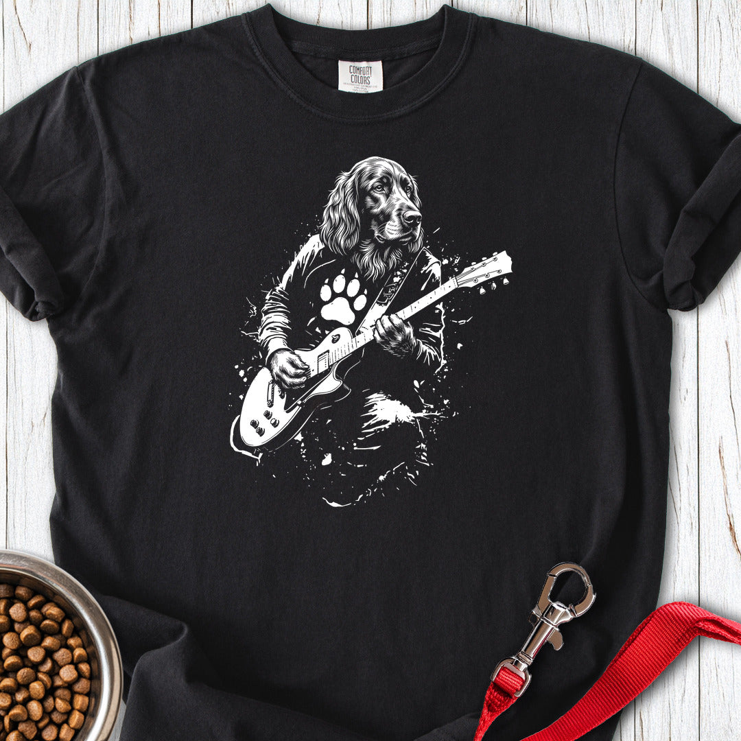 Irish Setter Guitar Premium Tee — Black