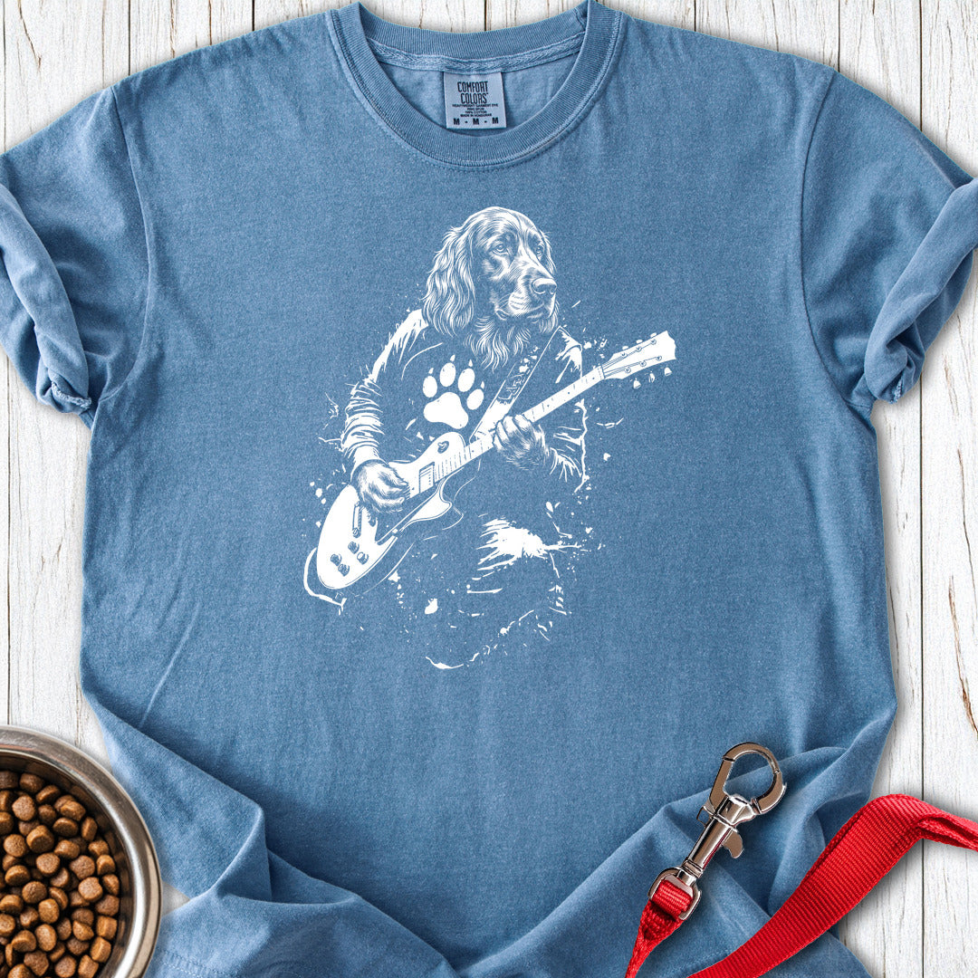 Irish Setter Guitar Premium Tee — Blue Jean
