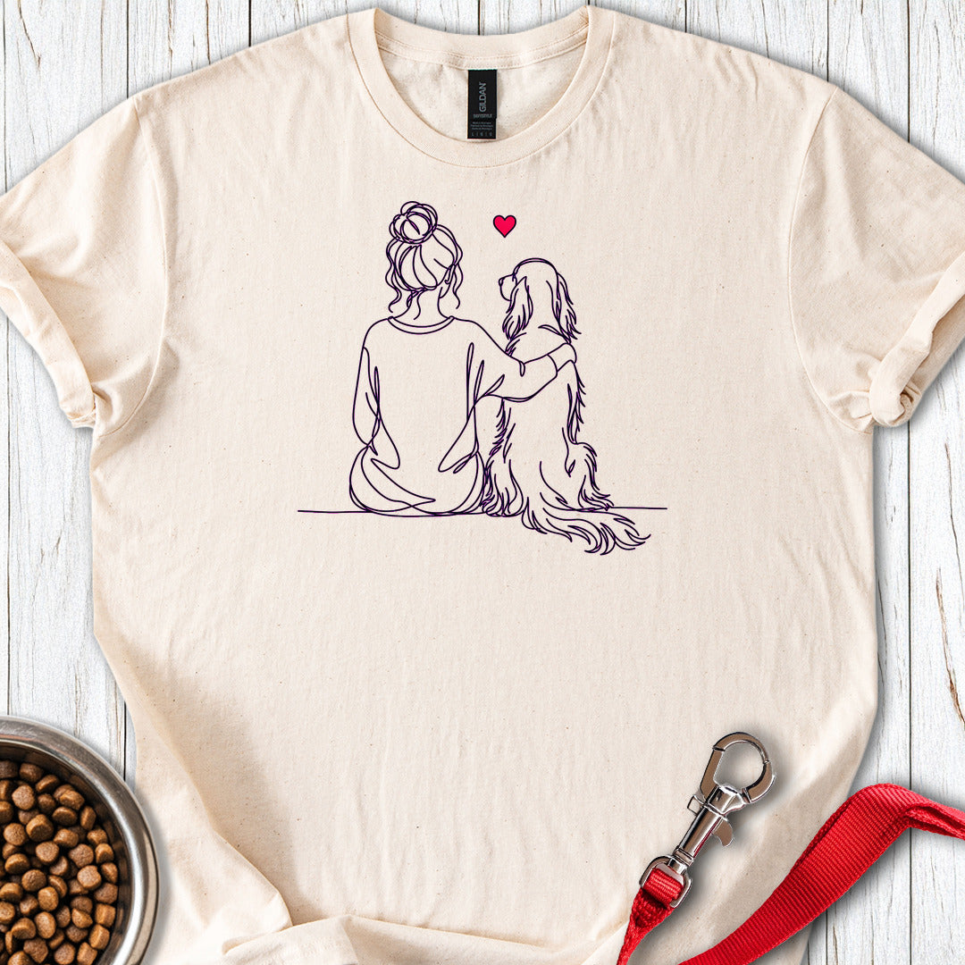 Irish Setter Hug — Natural
