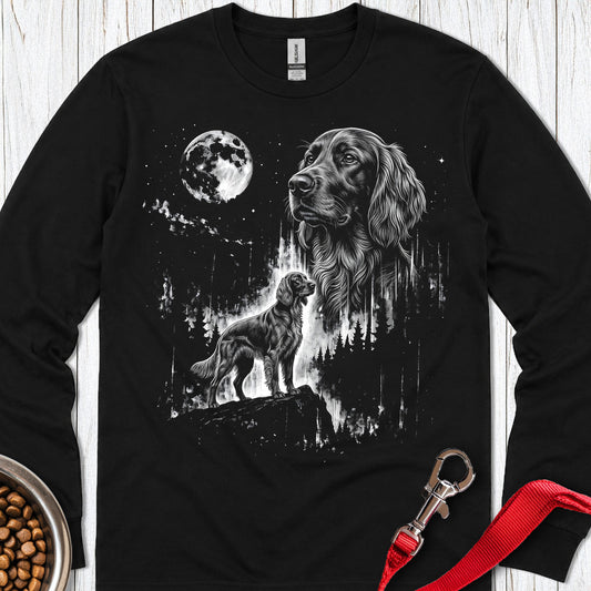 Irish Setter Moonlight Long Sleeve — Black
