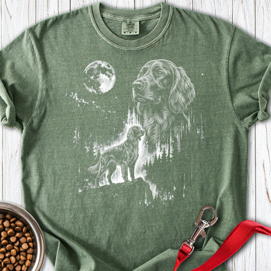 Irish Setter Moonlight Premium Tee — Moss