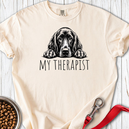Irish Setter My Therapist Premium Tee — Ivory