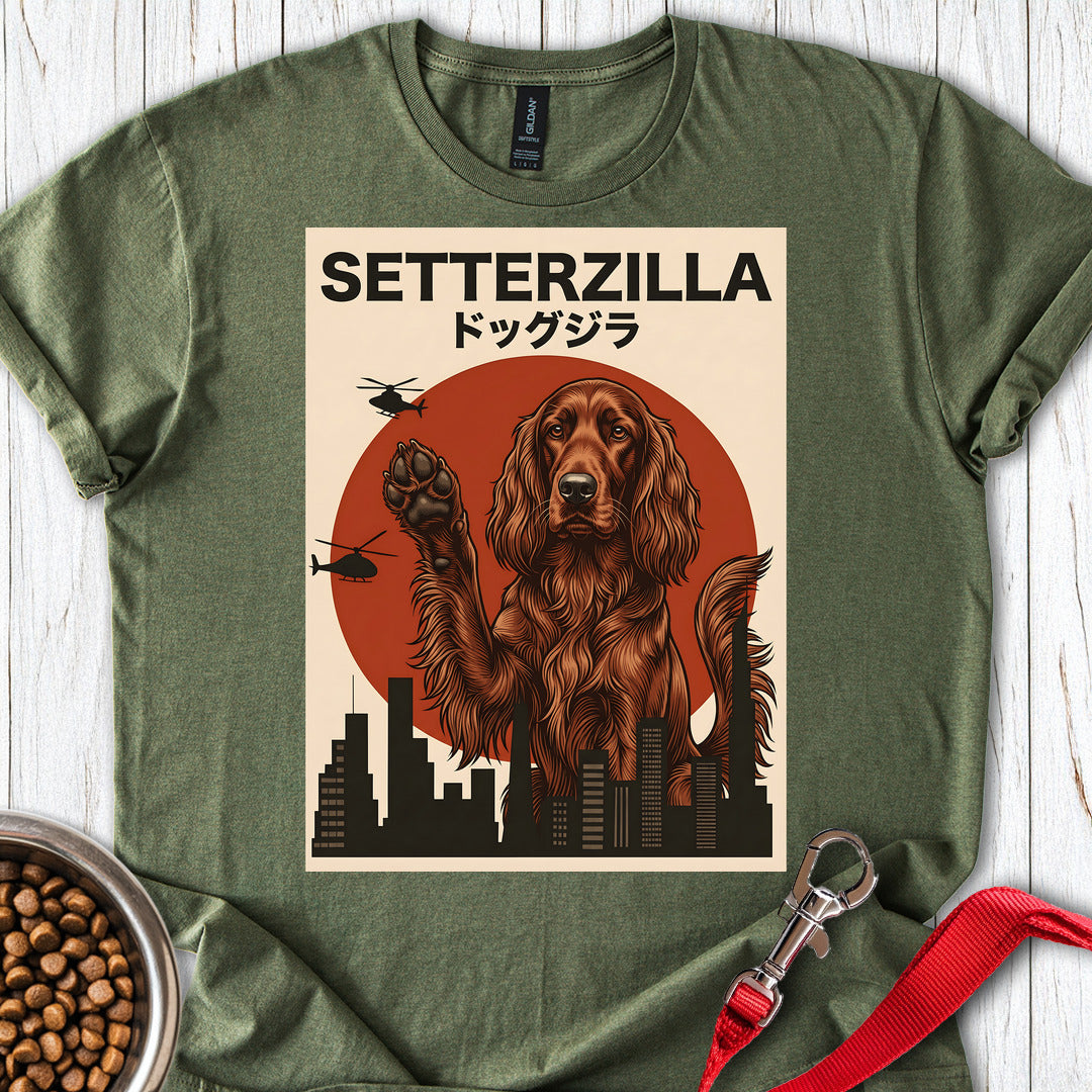Irish Setter Setterzilla — Military Green