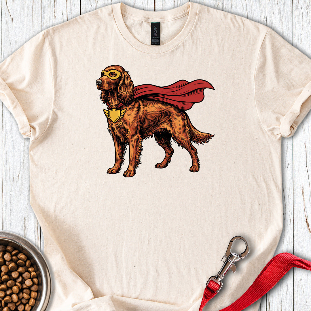 Irish Setter Superhero — Natural