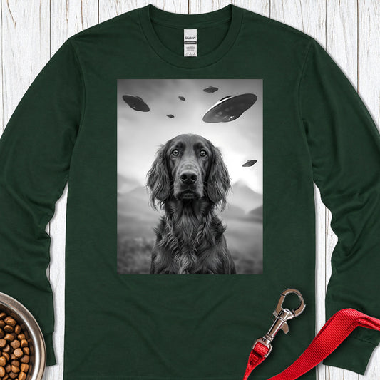 Irish Setter UFO Long Sleeve — Forest Green