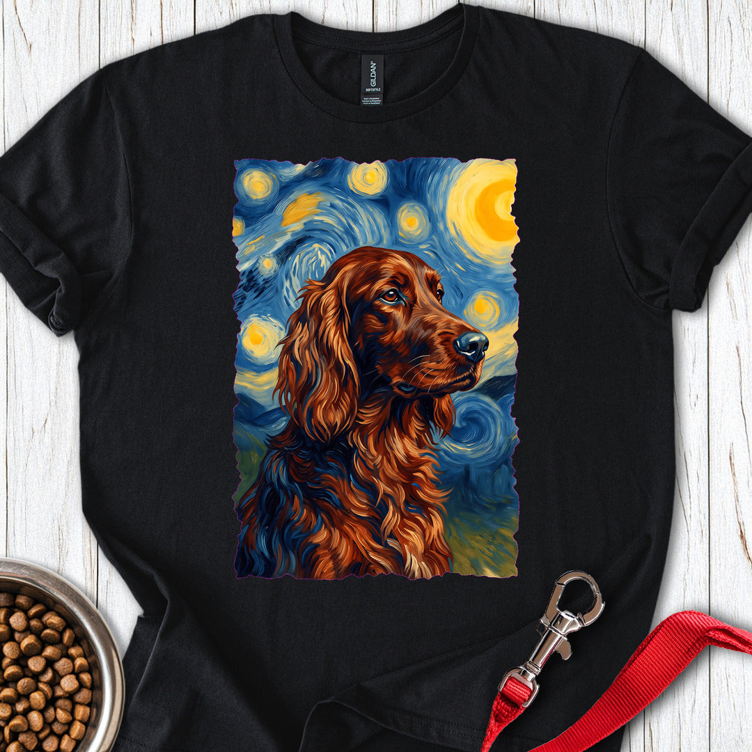 Irish Setter Van Gogh — Black