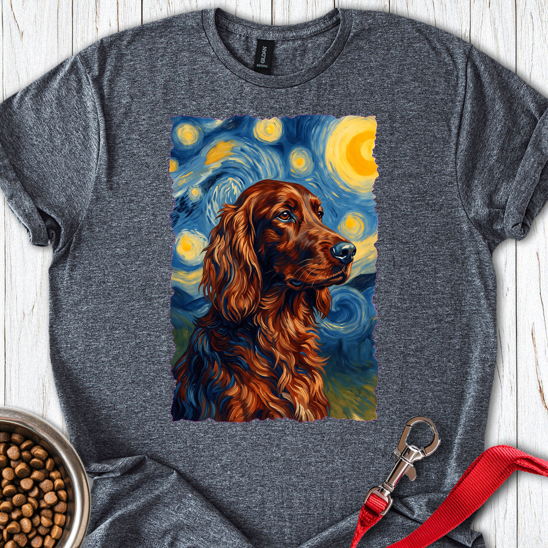 Irish Setter Van Gogh — Dark Heather