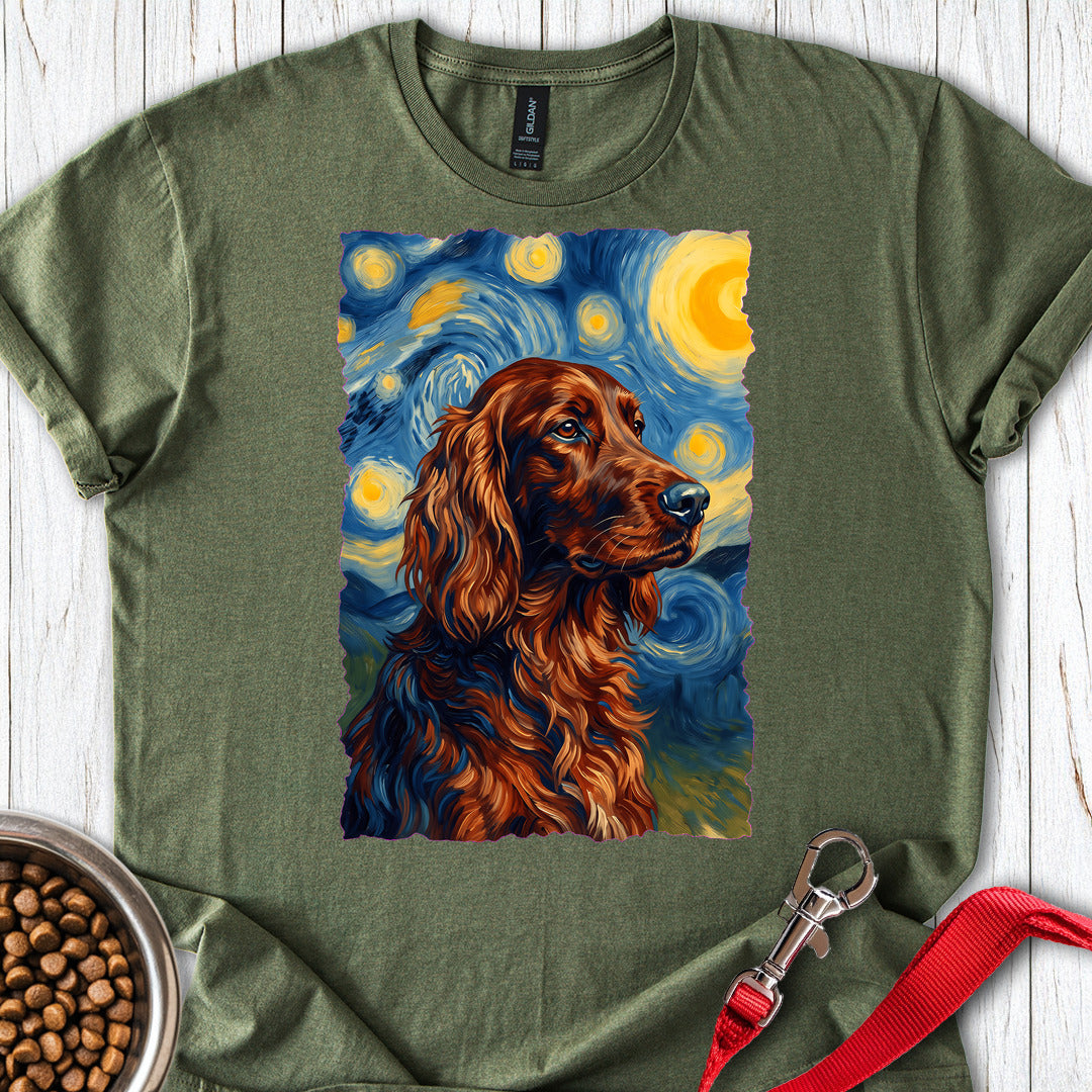 Irish Setter Van Gogh — Military Green