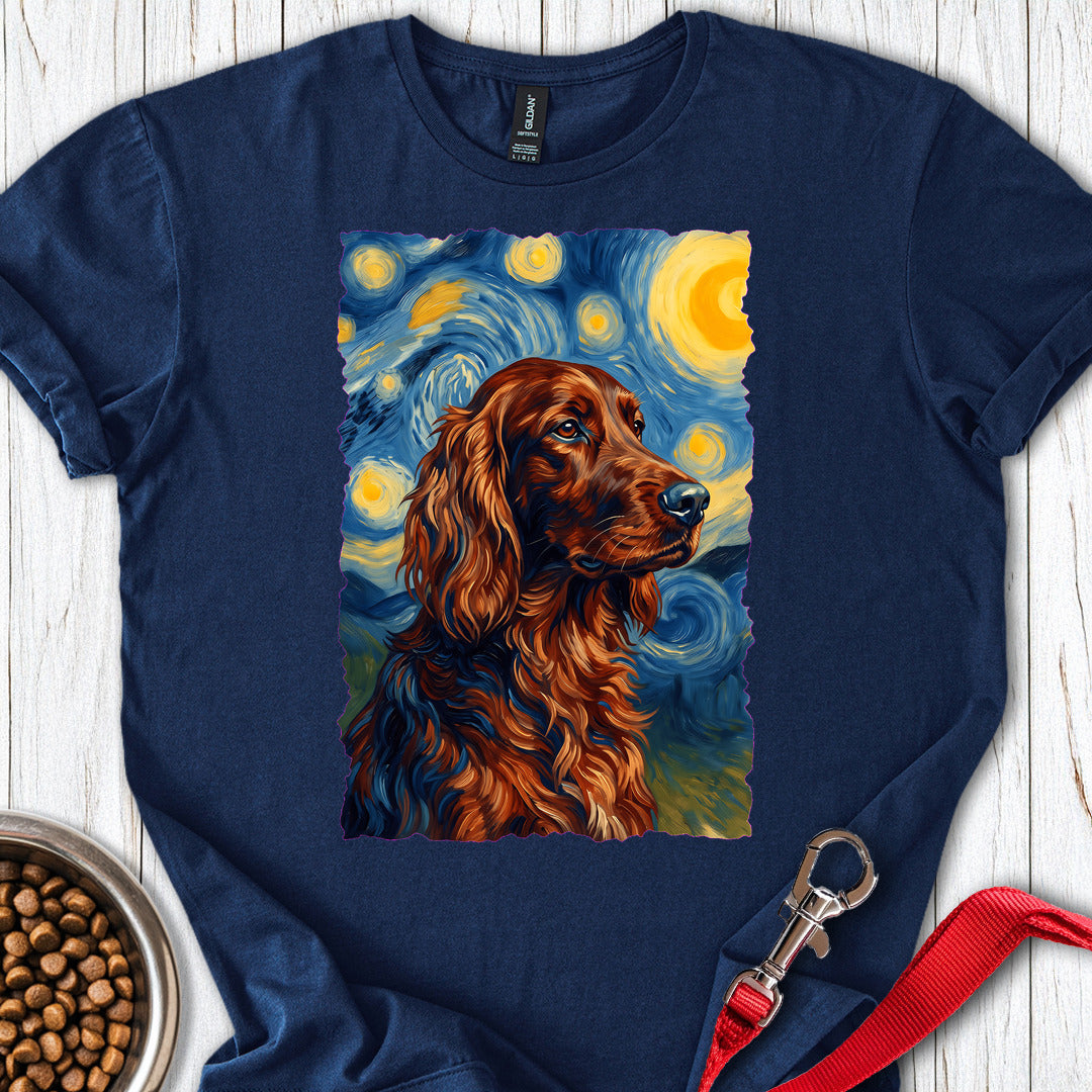 Irish Setter Van Gogh — Navy