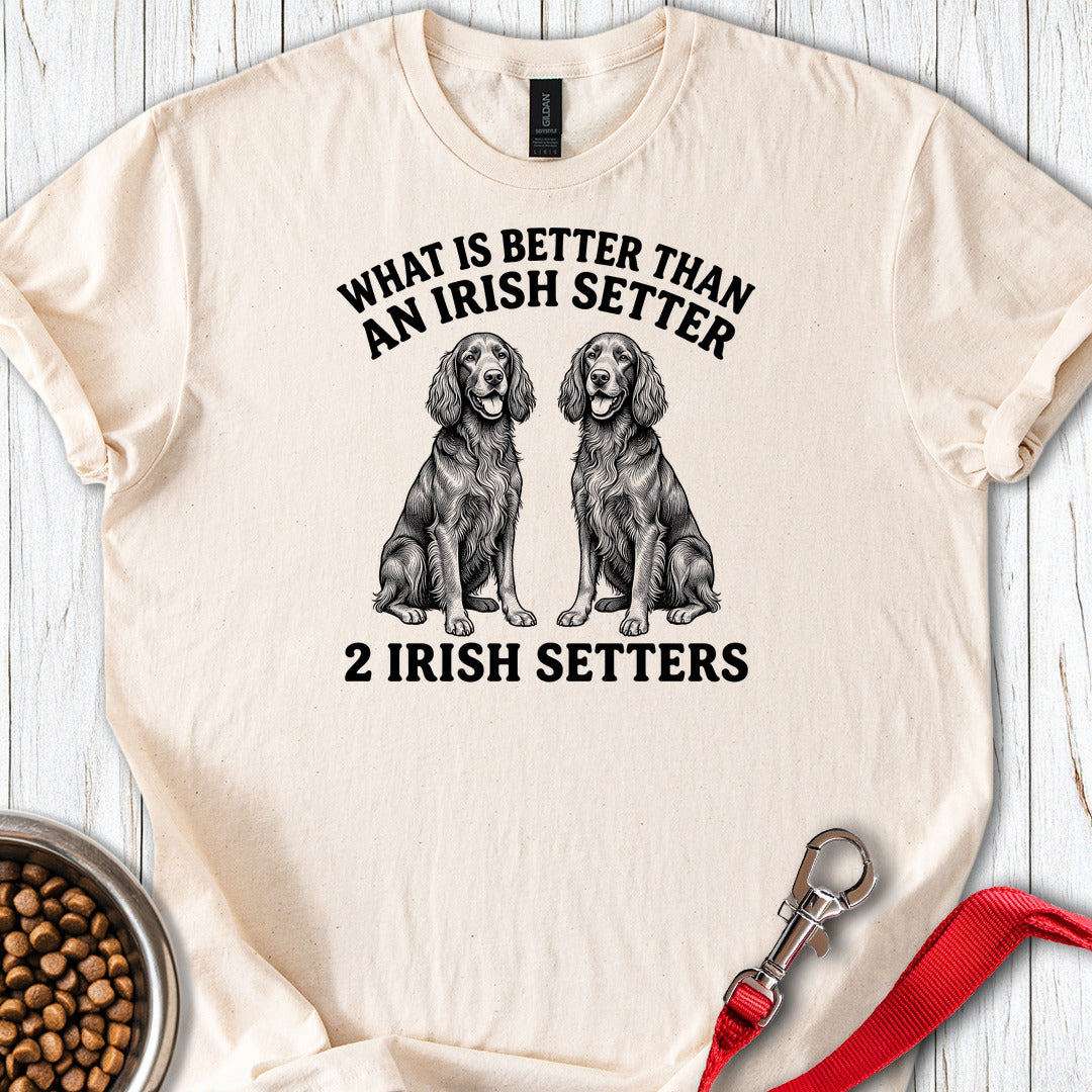 Irish Setter What Is Better Than One — Natural