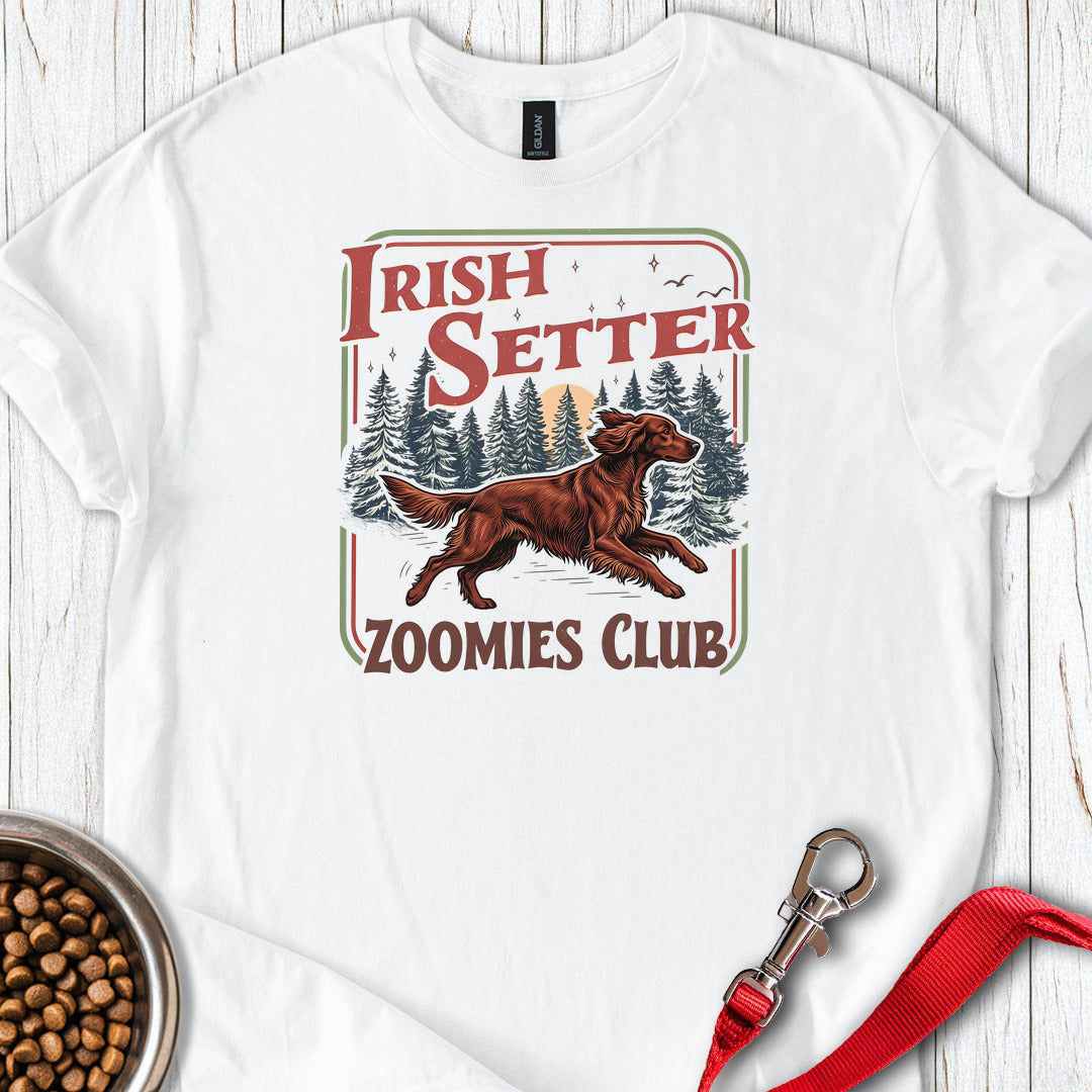 Irish Setter Zoomies Club — White