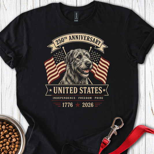 Irish Wolfhound 250 Years Anniversary Black