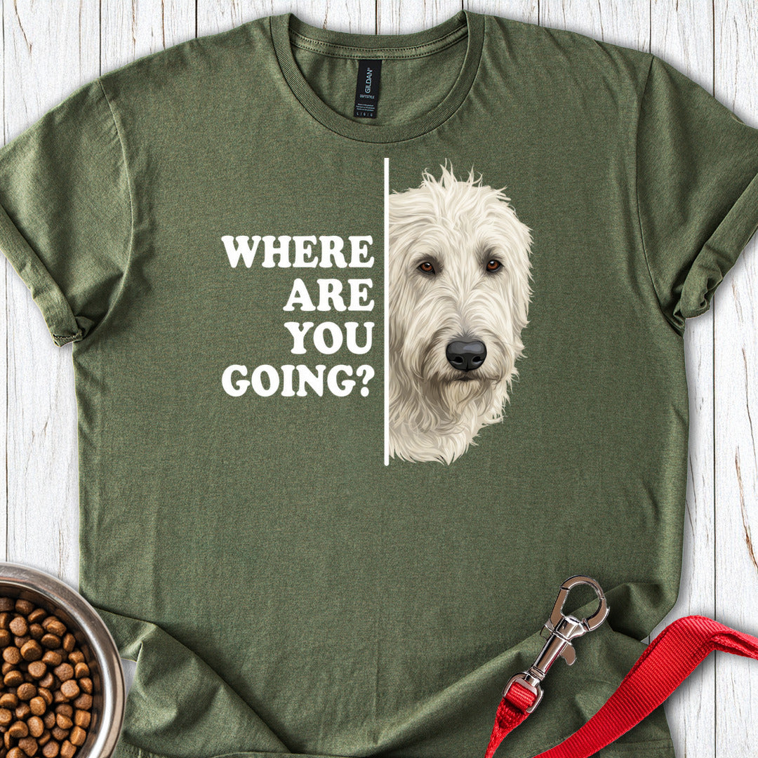 Irish Wolfhound Alert Military Green