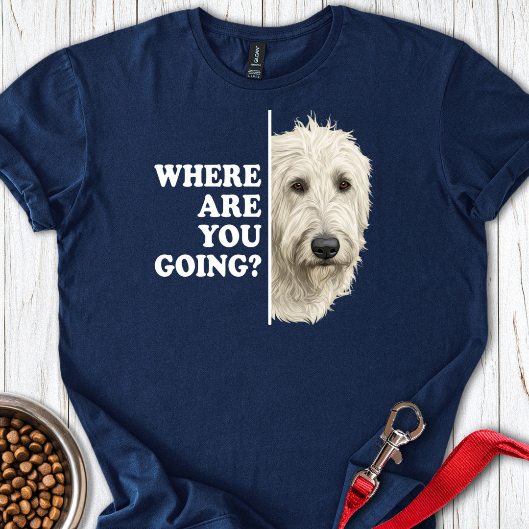 Irish Wolfhound Alert Navy
