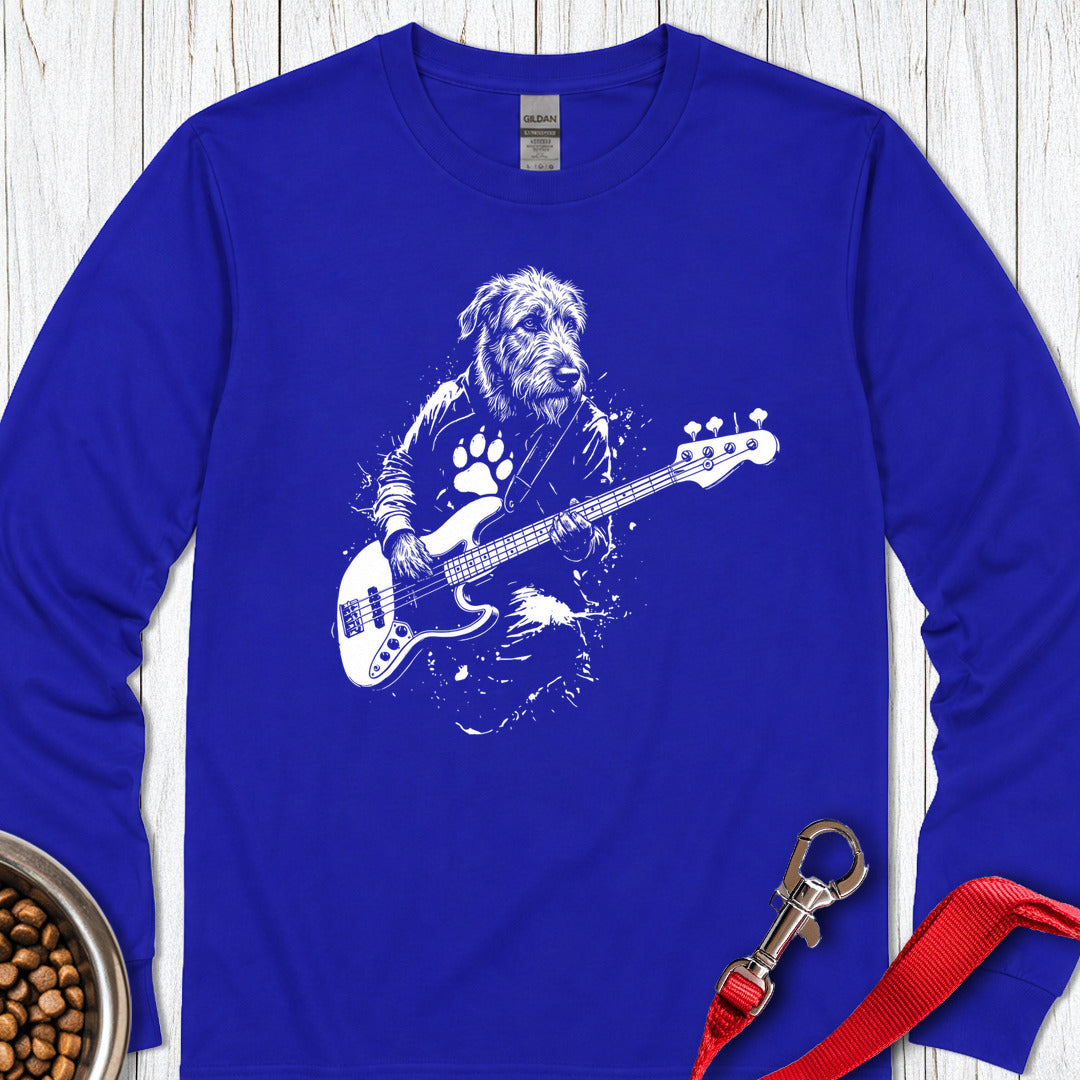 Irish Wolfhound Bass Long Sleeve — Royal