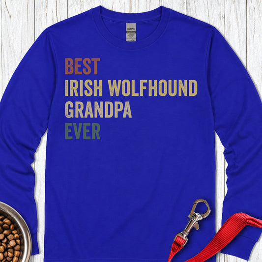 Irish Wolfhound Grandpa Long Sleeve — Royal