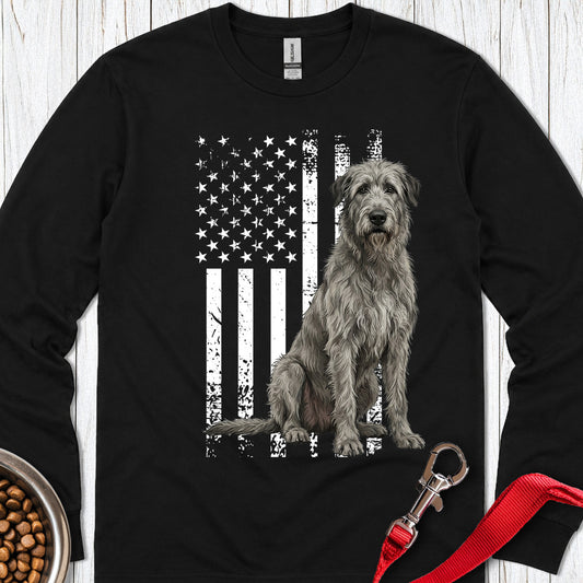 Irish Wolfhound Long Sleeve — Black