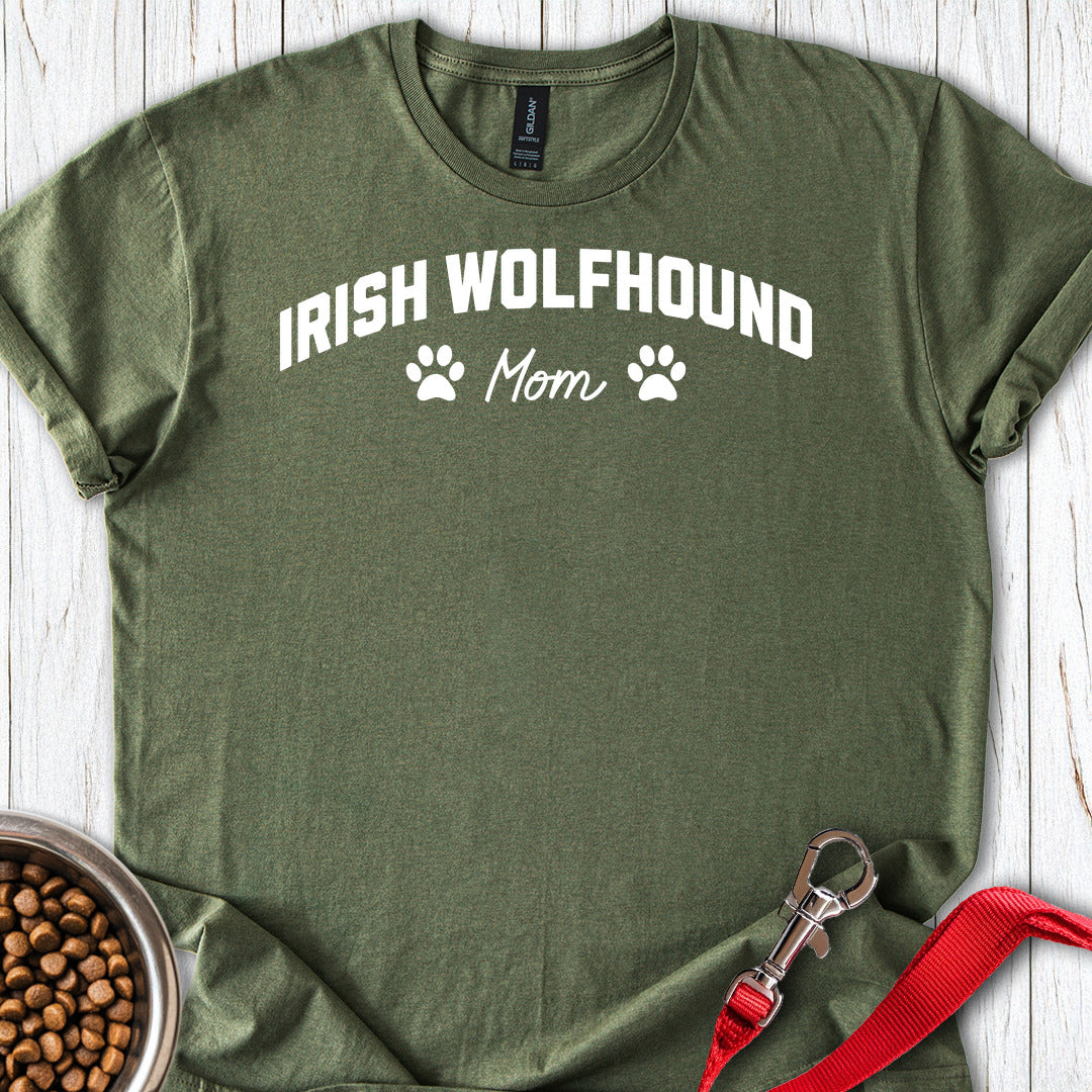 Irish Wolfhound Mom Military Green