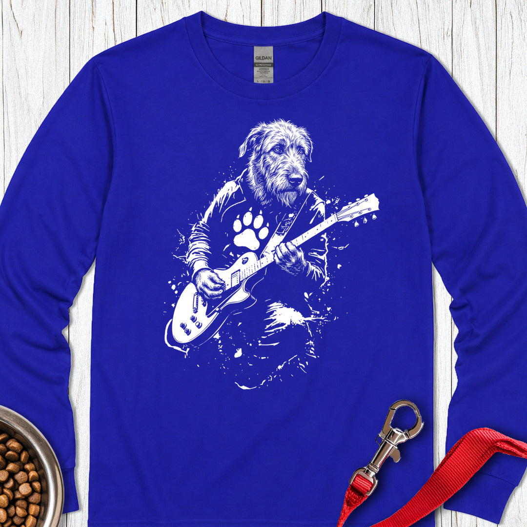 Irish Wolfhound Rocker Long Sleeve — Royal