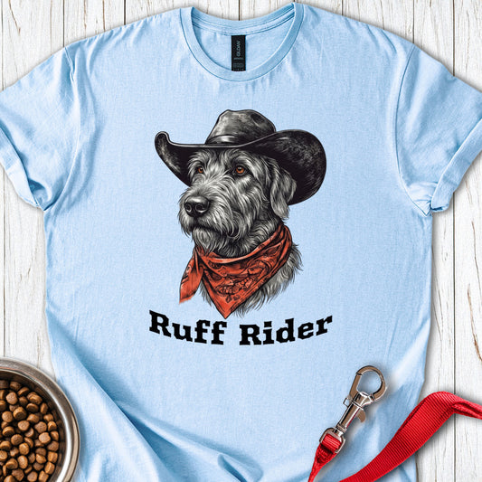 Irish Wolfhound Ruff Rider Light Blue