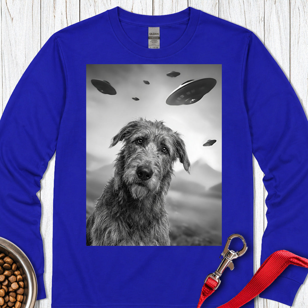 Irish Wolfhound UFO Long Sleeve — Royal