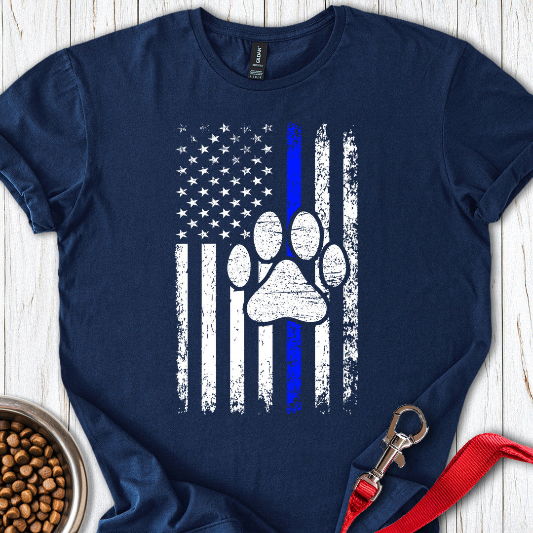 K9 Police Dog Blue Line Navy