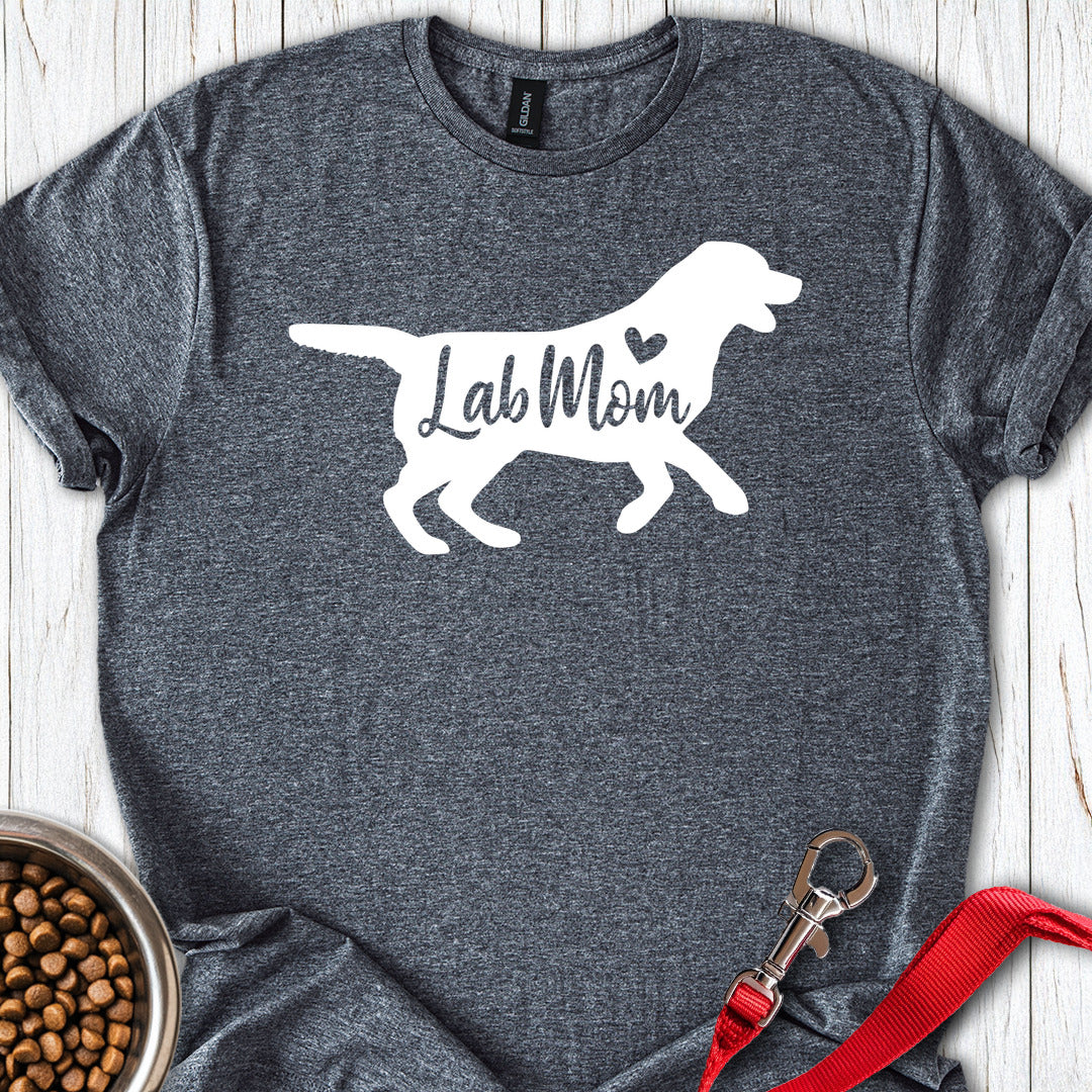 Lab Mom Dark Heather