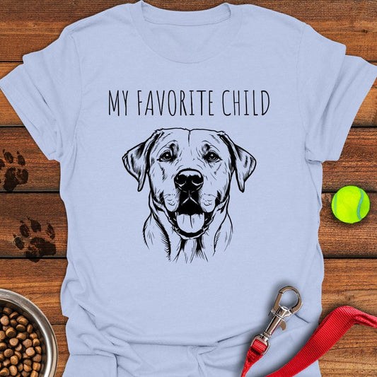My Favorite Child Labrador T-Shirt Light Blue
