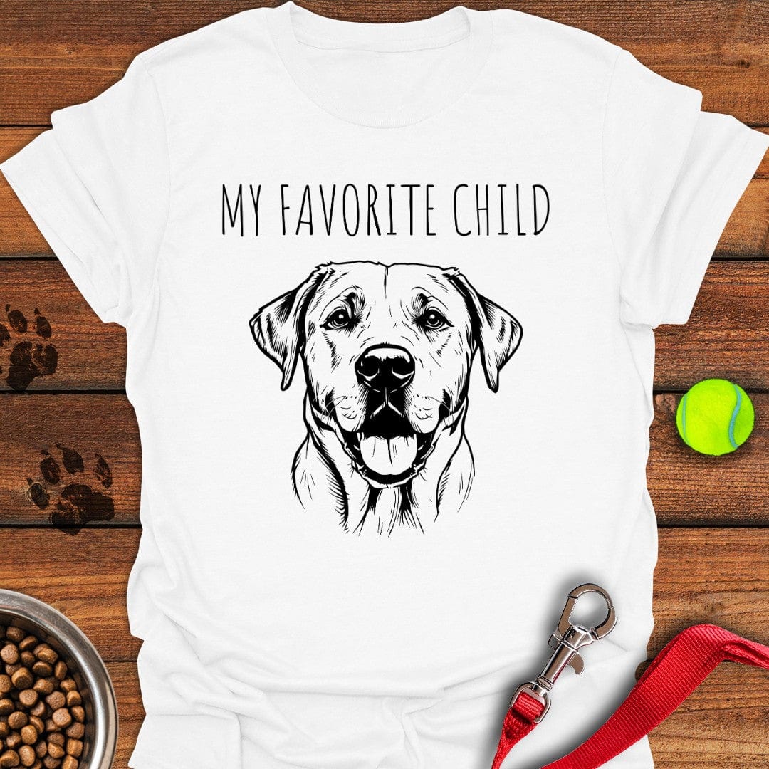 My Favorite Child Labrador T-Shirt White