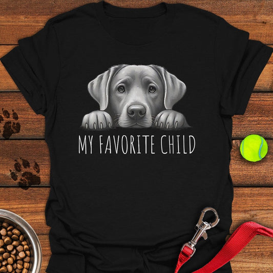 Silver Labrador Favorite Child Black