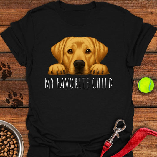Yellow Labrador Favorite Child Black