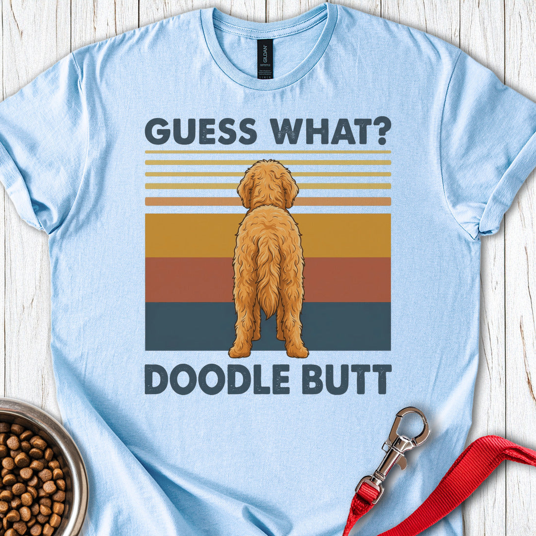 Labradoodle Butt Light Blue
