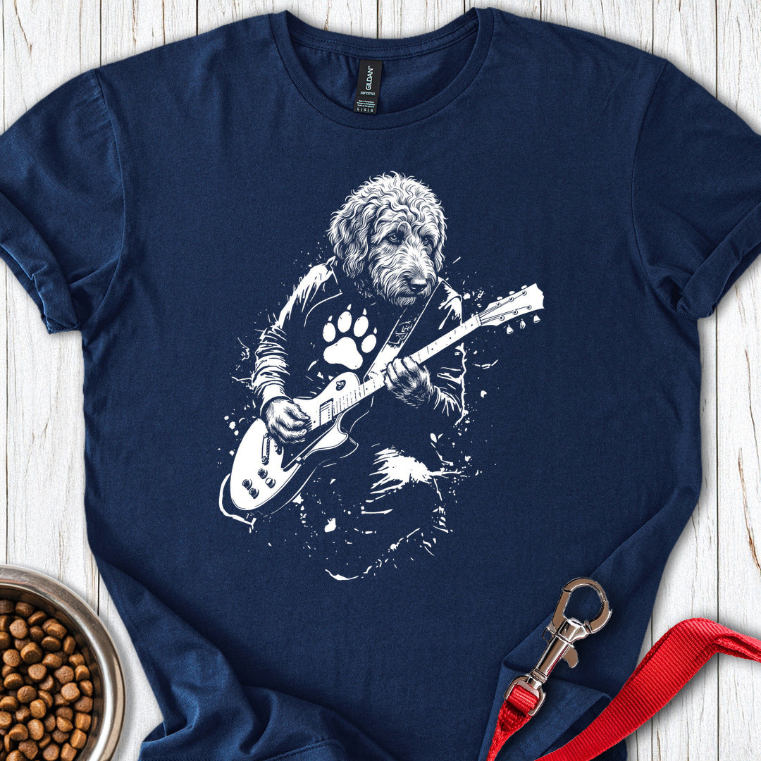 Labradoodle Guitar Navy