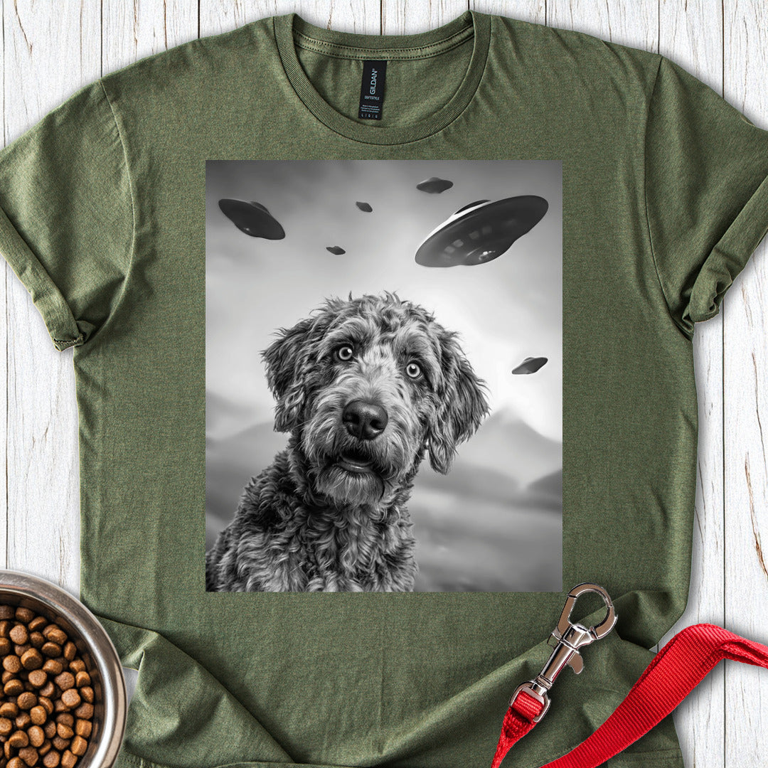 Labradoodle UFO Military Green