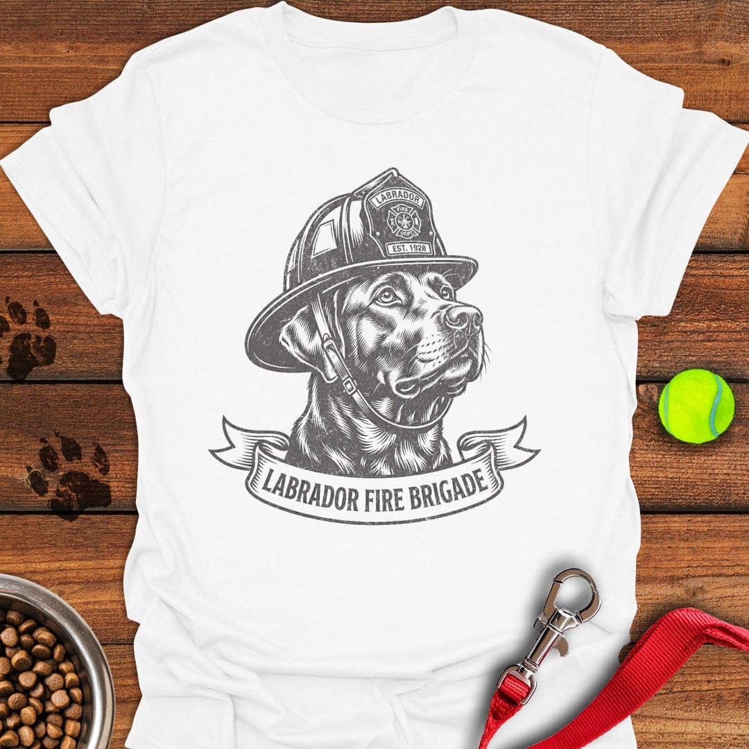 Labrador Fire Dog White