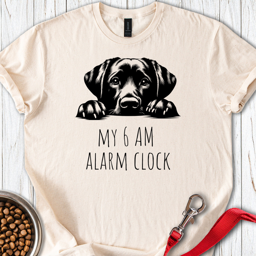 Labrador Alarm Clock Natural