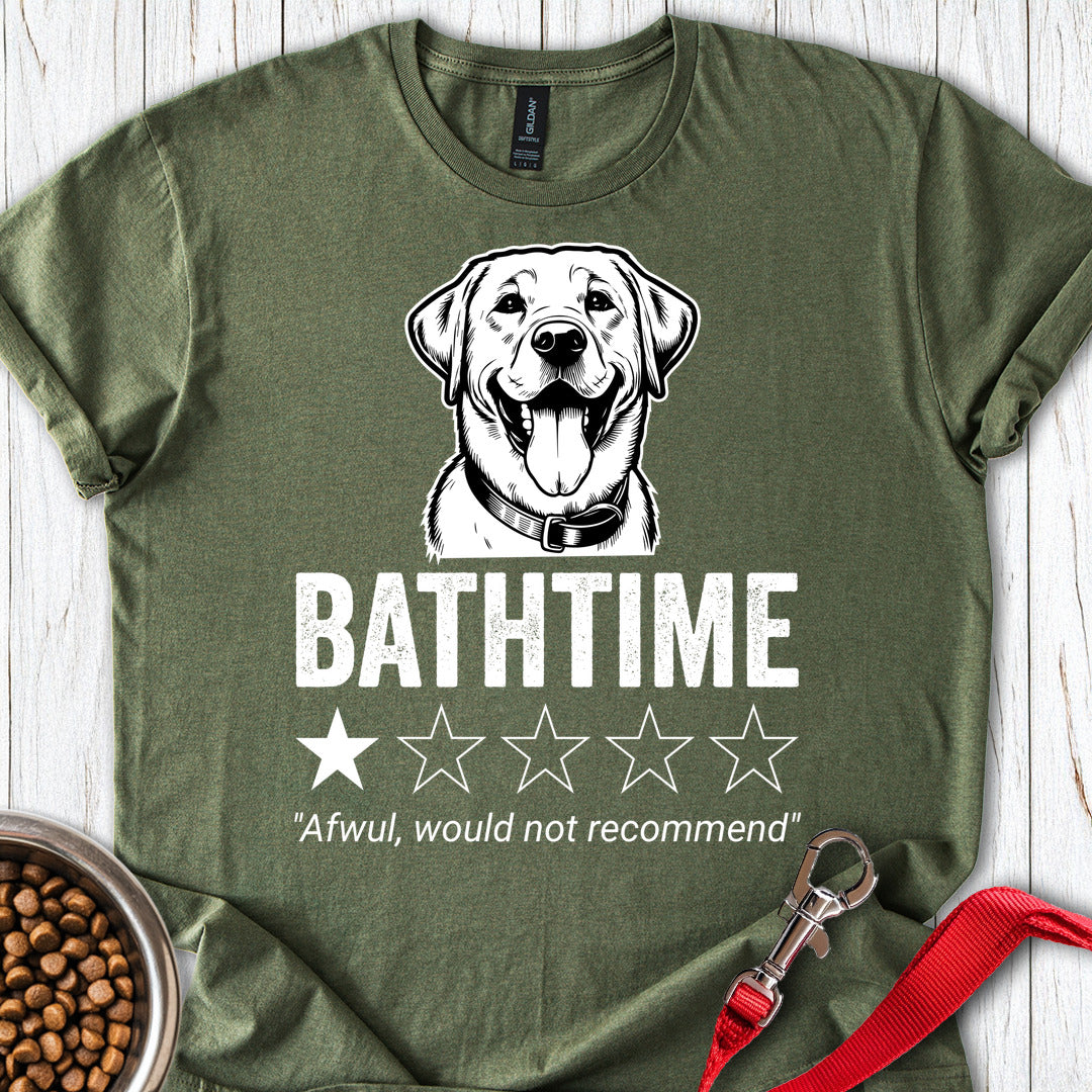 Labrador Bathtime Review Military Green