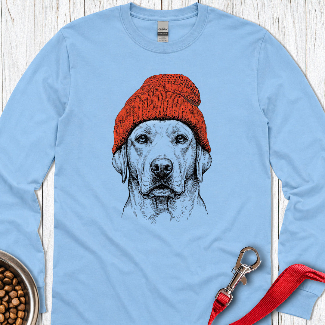 Labrador Beanie Long Sleeve — Carolina Blue