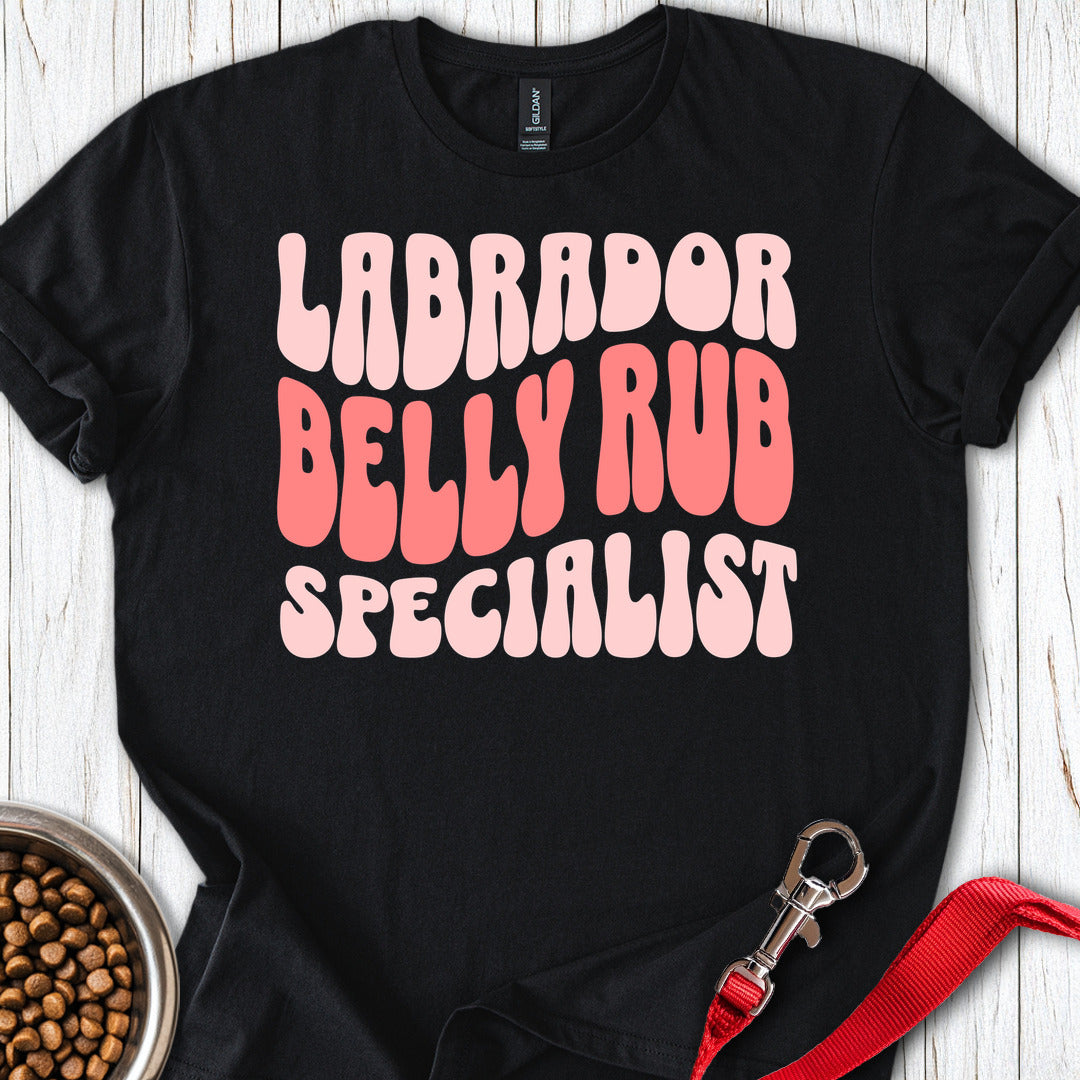 Labrador Belly Rub Specialist Black