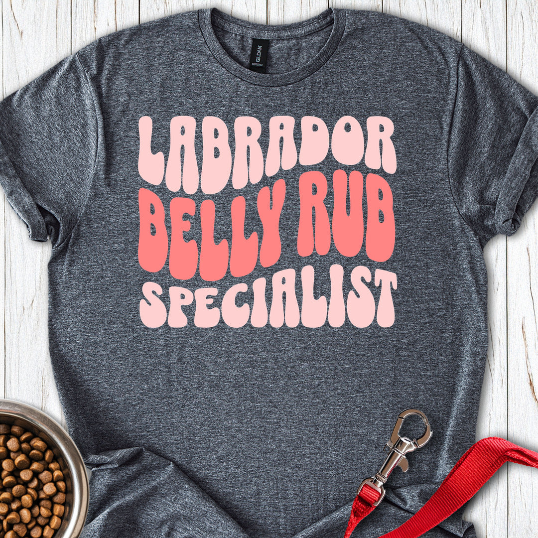 Labrador Belly Rub Specialist Dark Heather
