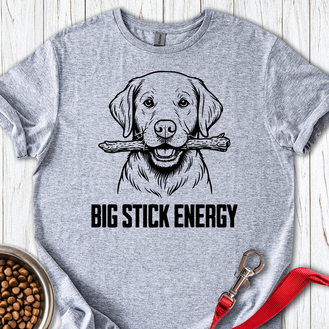 Labrador Big Stick Energy Sport Grey