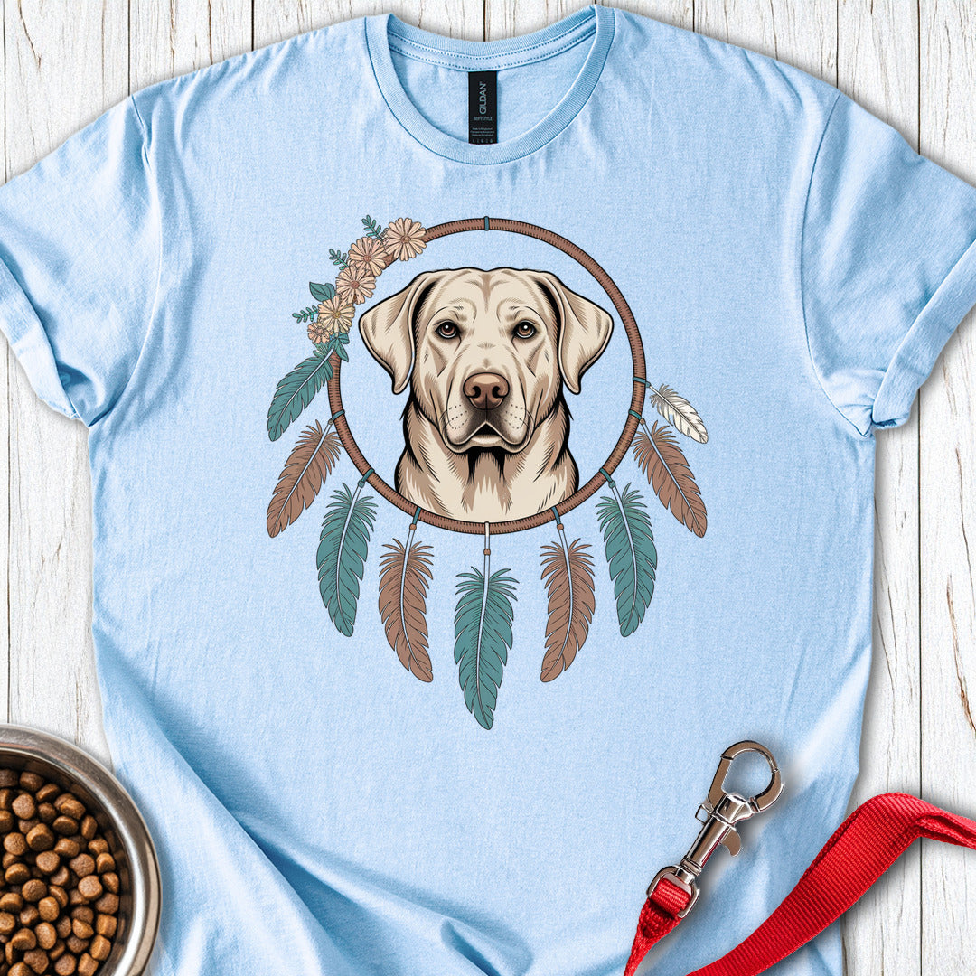 Labrador Boho Dreamcatcher Light Blue