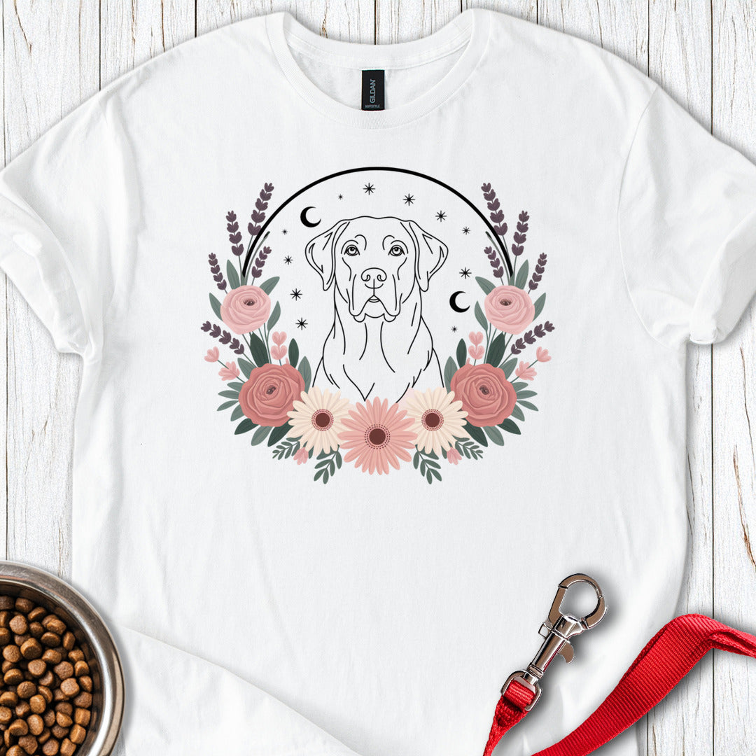 Labrador Boho Flower White