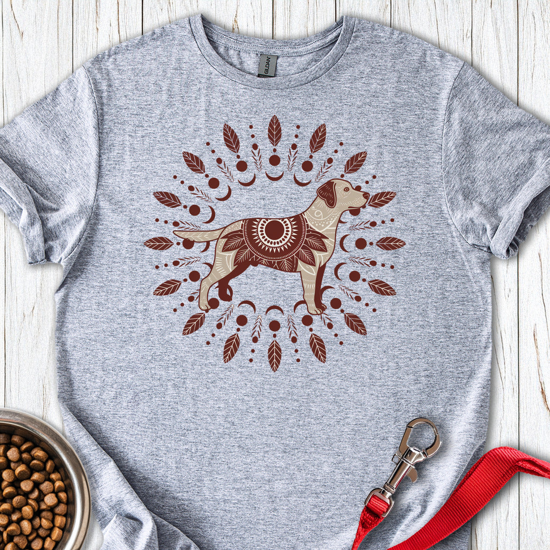 Labrador Boho Mandala Sport Grey