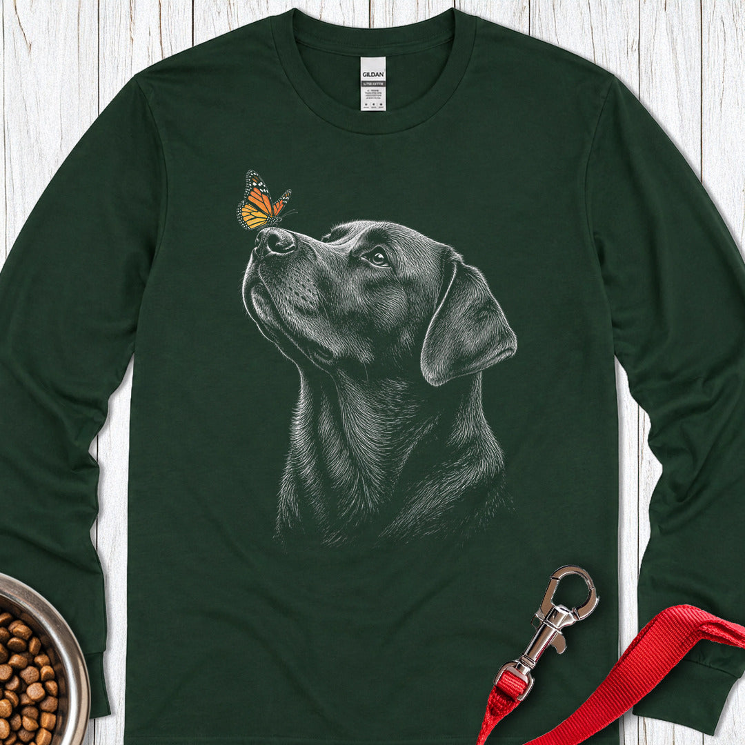 Labrador Butterfly Long Sleeve Forest Green