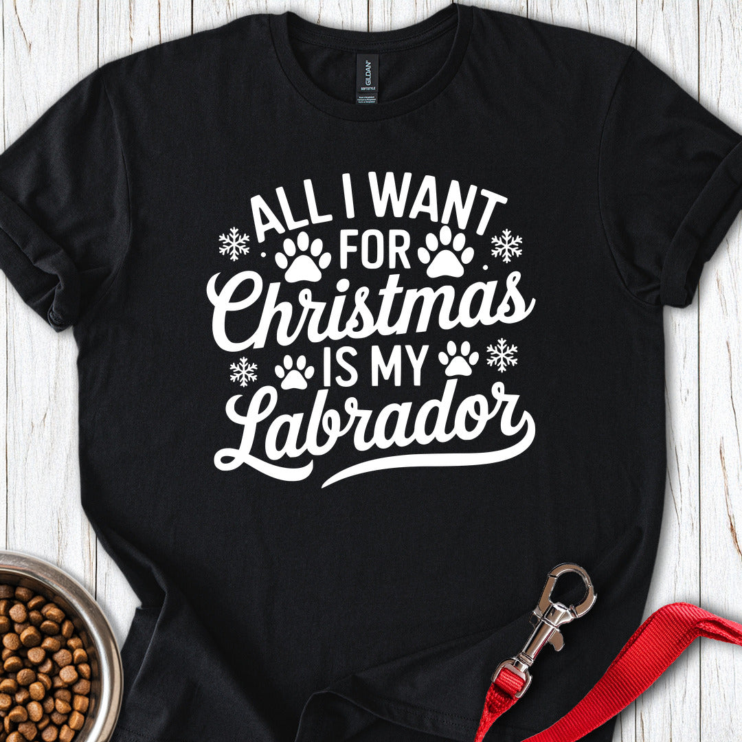 Labrador Christmas Black