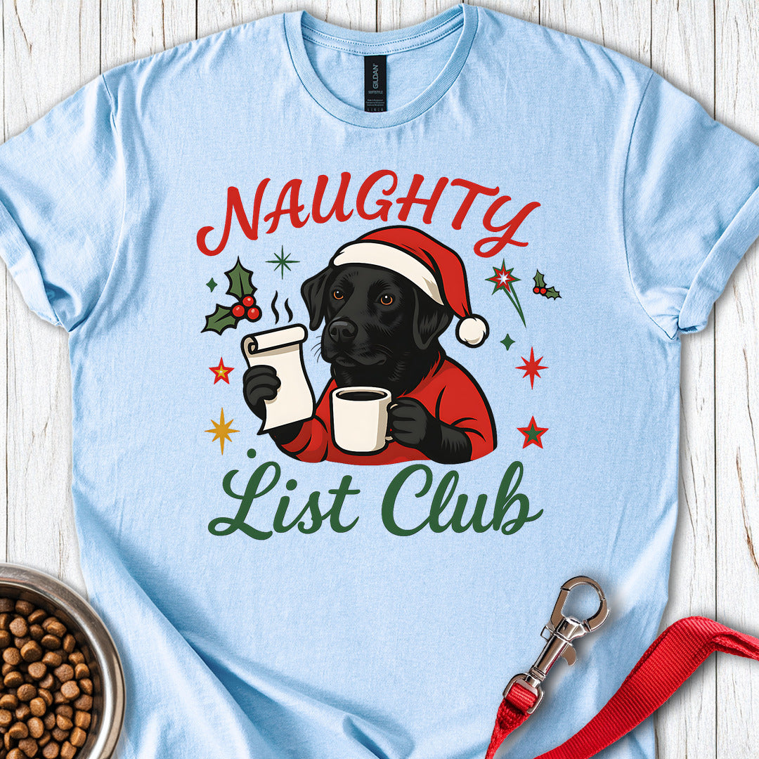Labrador Christmas Light Blue