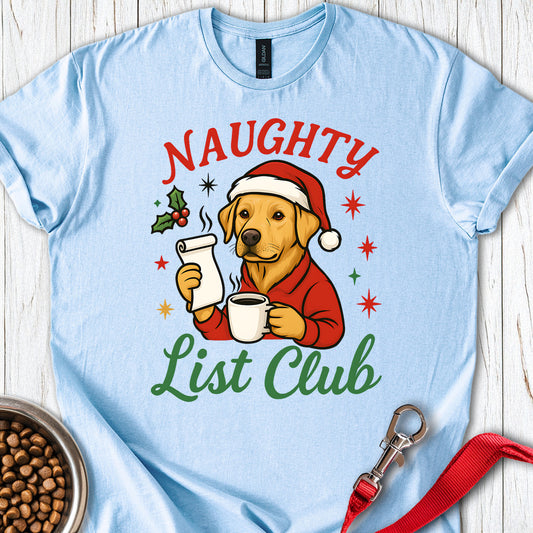 Labrador Christmas Light Blue
