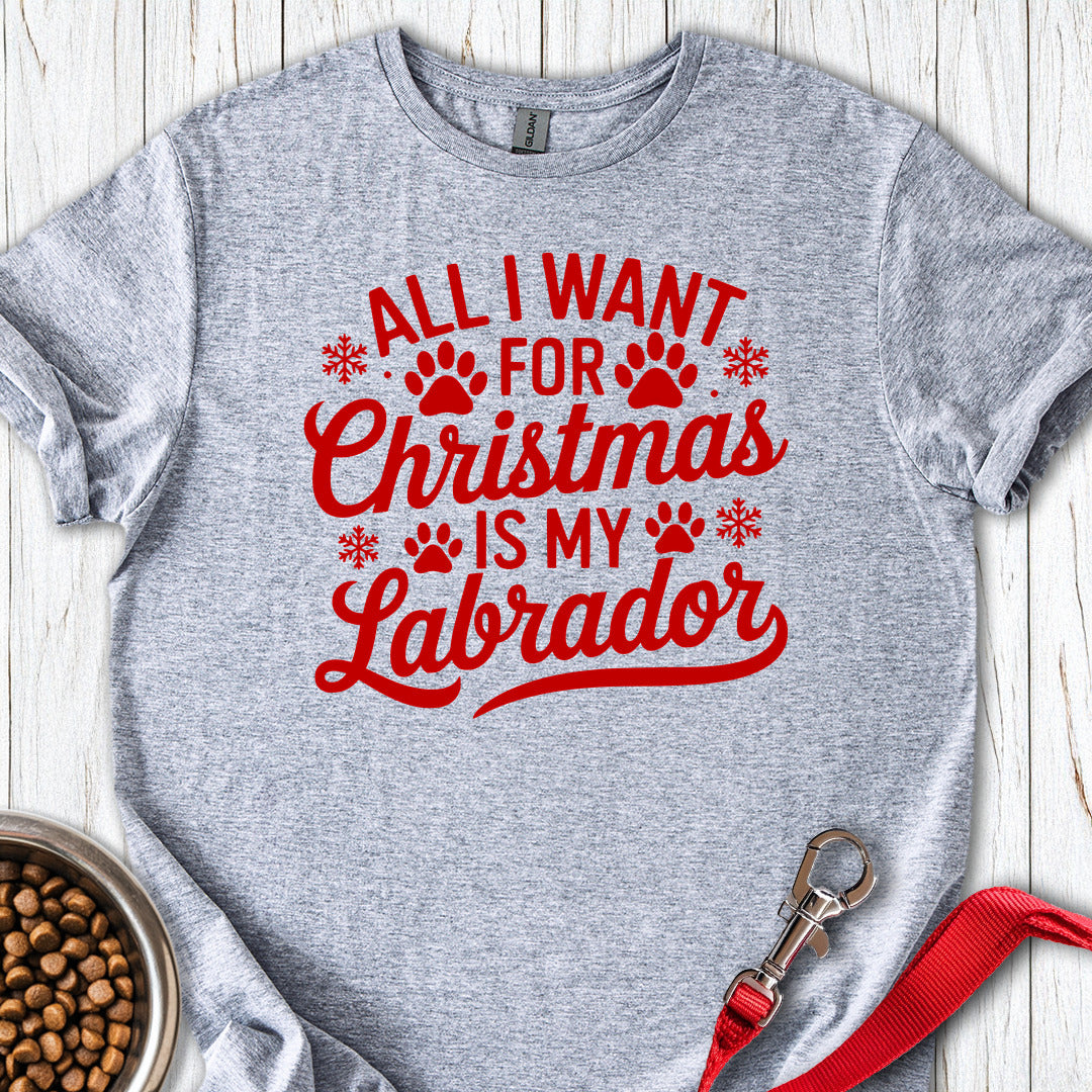 Labrador Christmas Sport Grey
